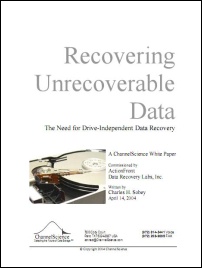 Recovering Unrecoverable Data document cover